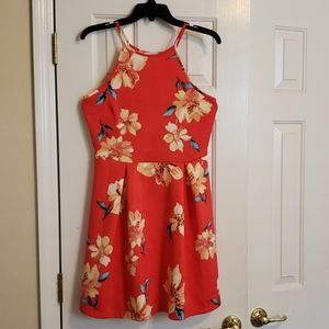 NEW Monteau Floral fit and flare dress -size M